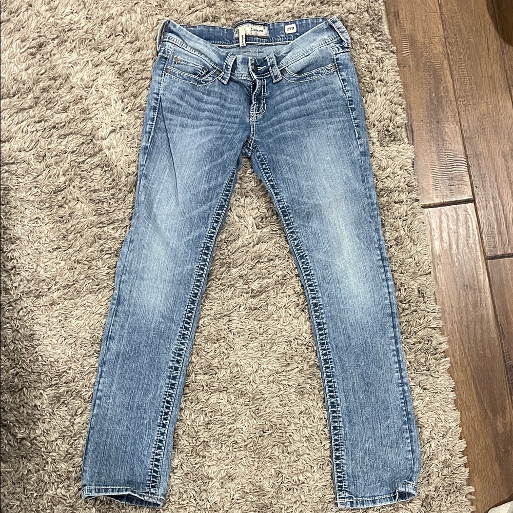 BKE Light Blue Straight Leg Jeans